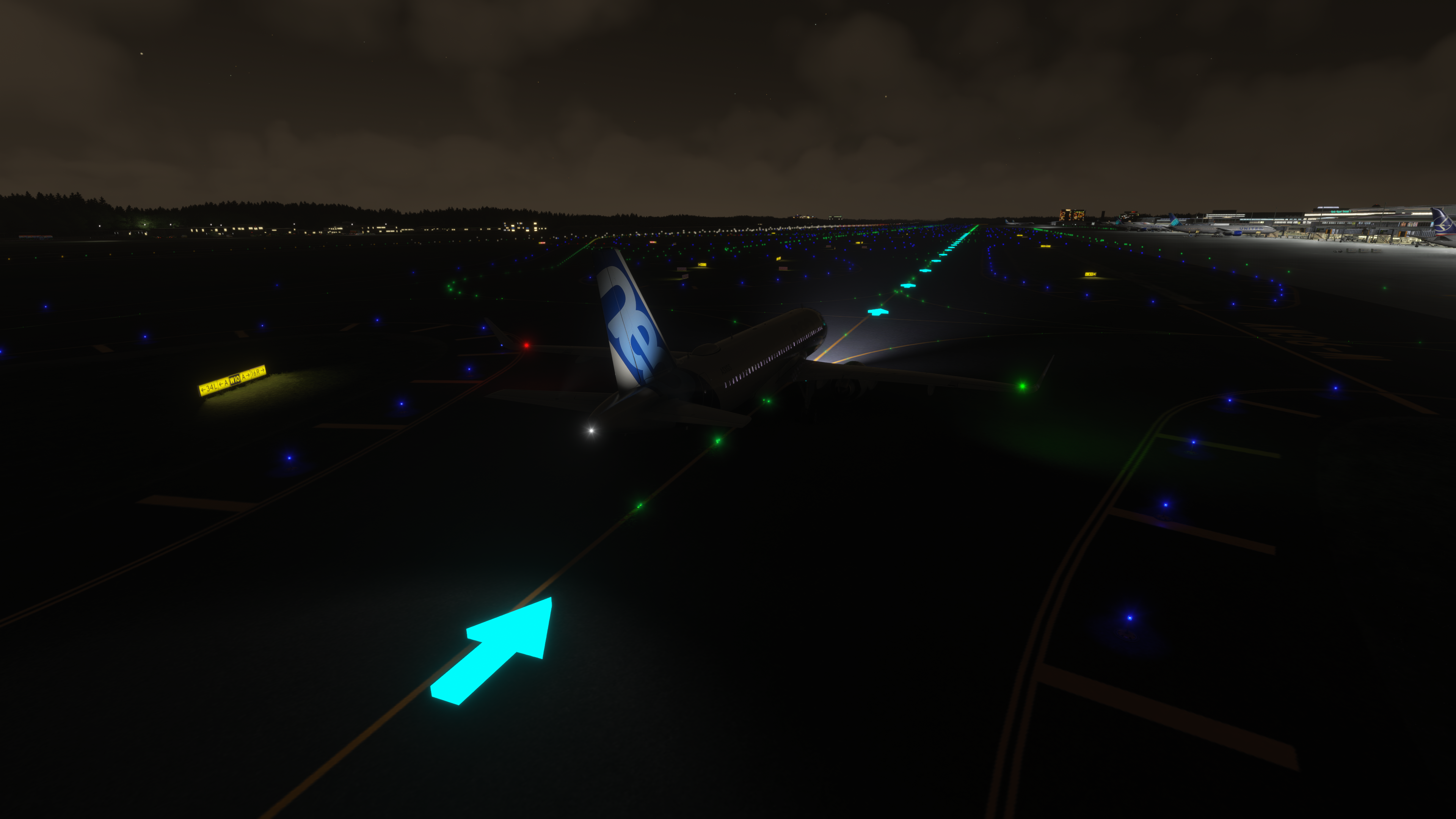 In-game navigation guidance view